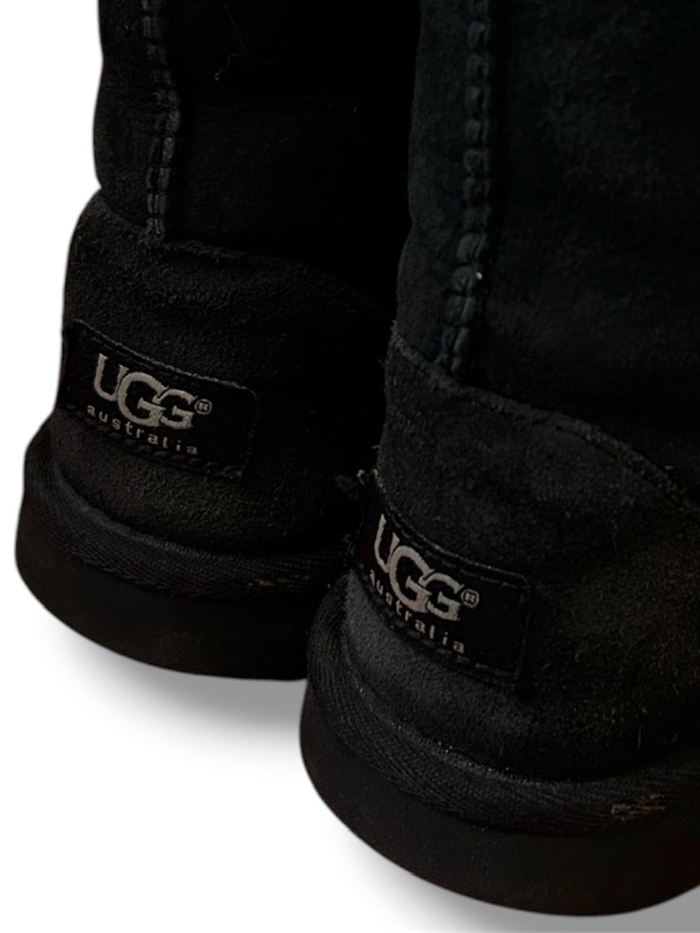 UGG Australia Girls Black Boots Size 3Y (FAIR CONDITION) - Picture 11 of 13